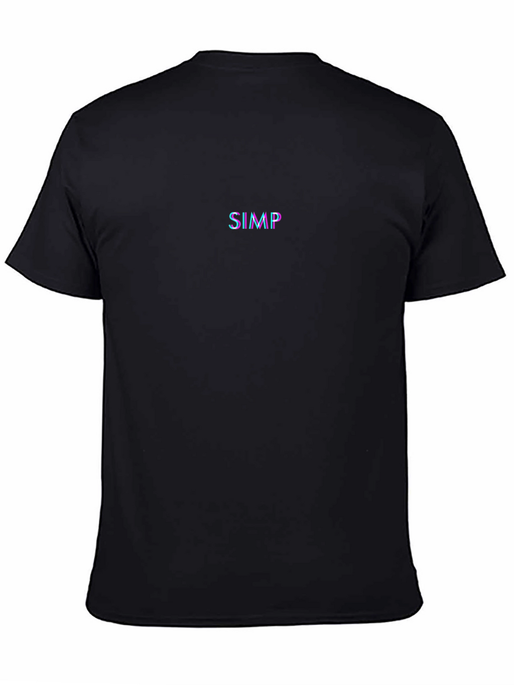 SIMP Graphic Tee - Black Crew Neck T-Shirt