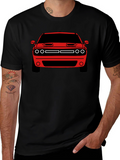 Muscle Car Graphic Tee - Red Challenger