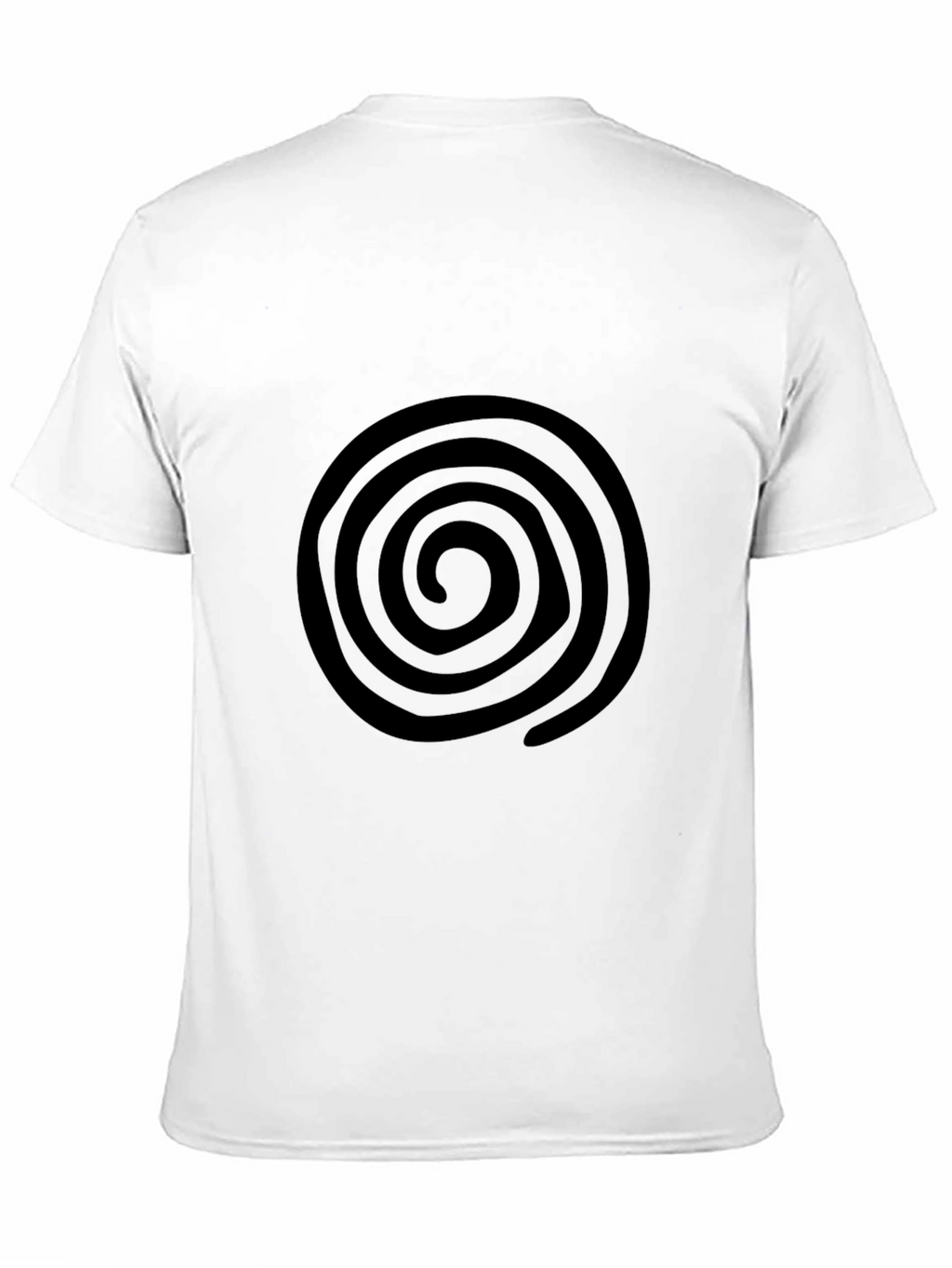 Spiral Graphic Black T-Shirt - Casual Comfort