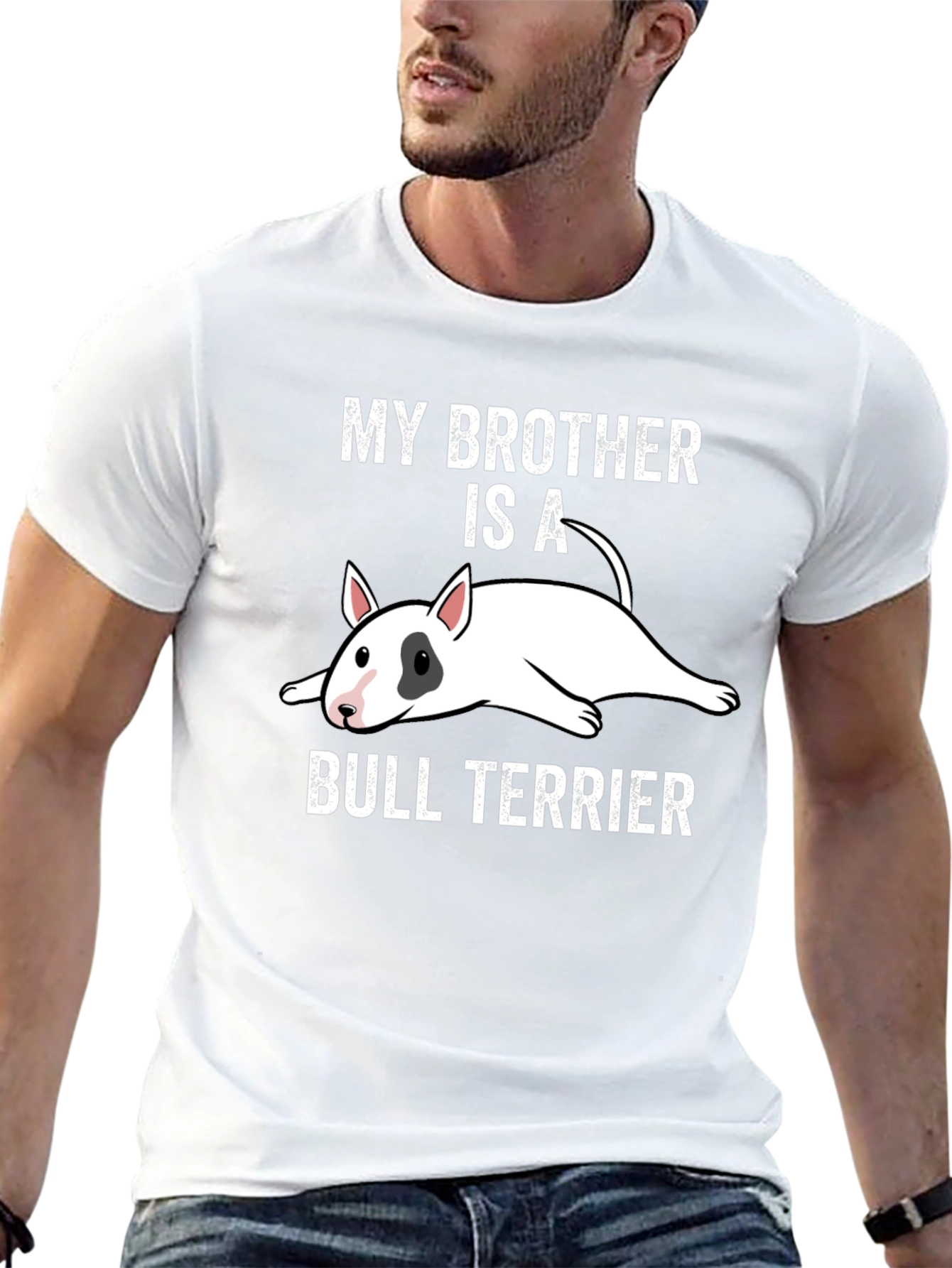 My Brother is a Bull Terrier Graphic T-Shirt