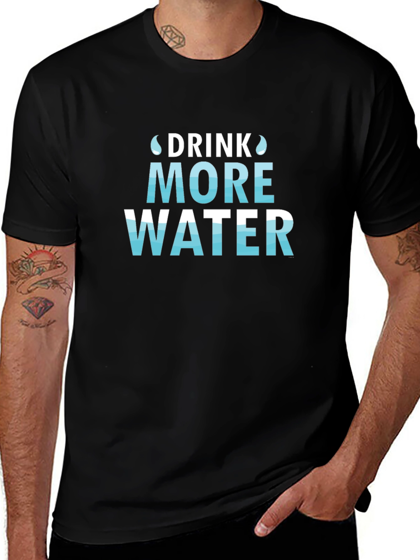 Hydration Reminder Tee - Drink More Water