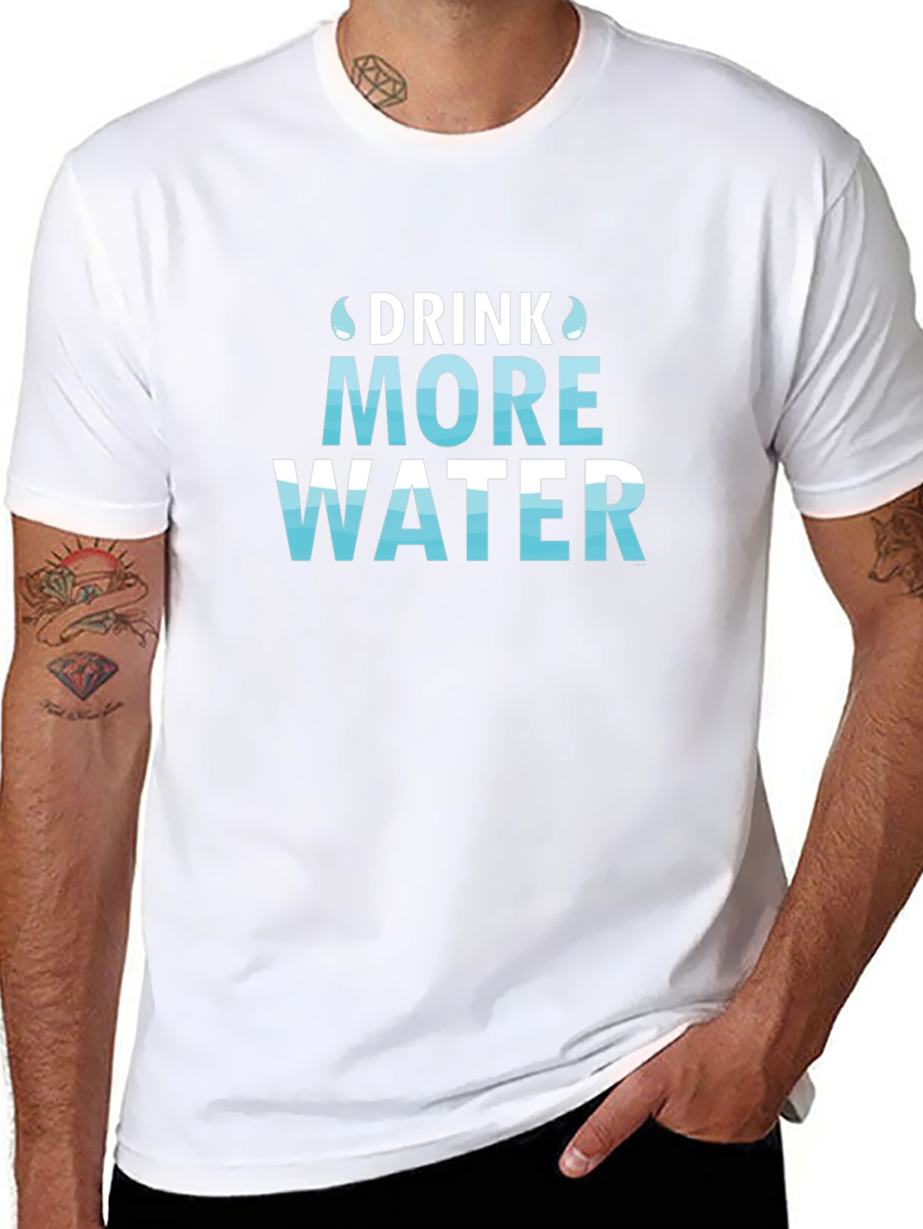 Hydration Reminder Tee - Drink More Water