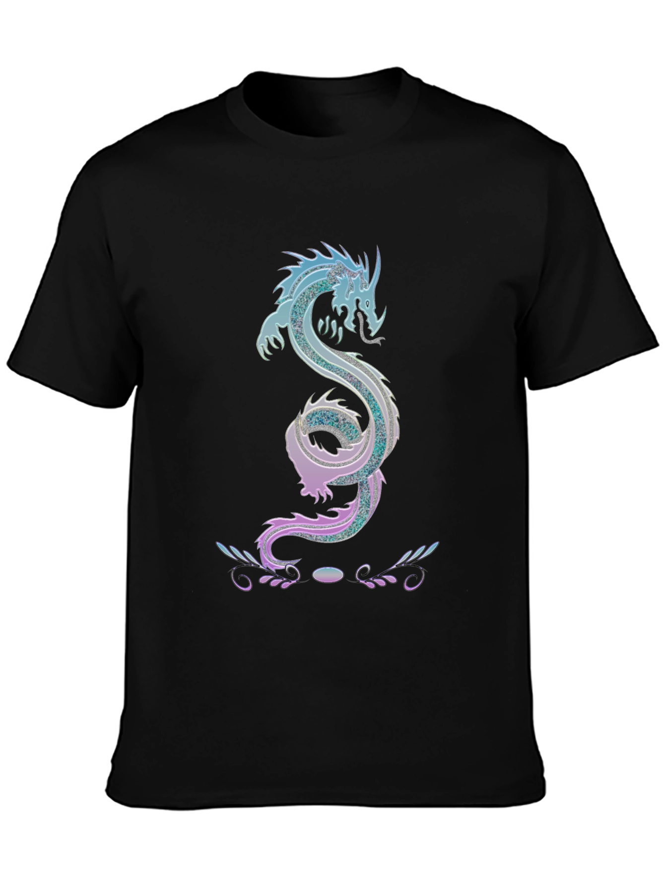 Dragon Graphic T-Shirt - Mens Black Tee