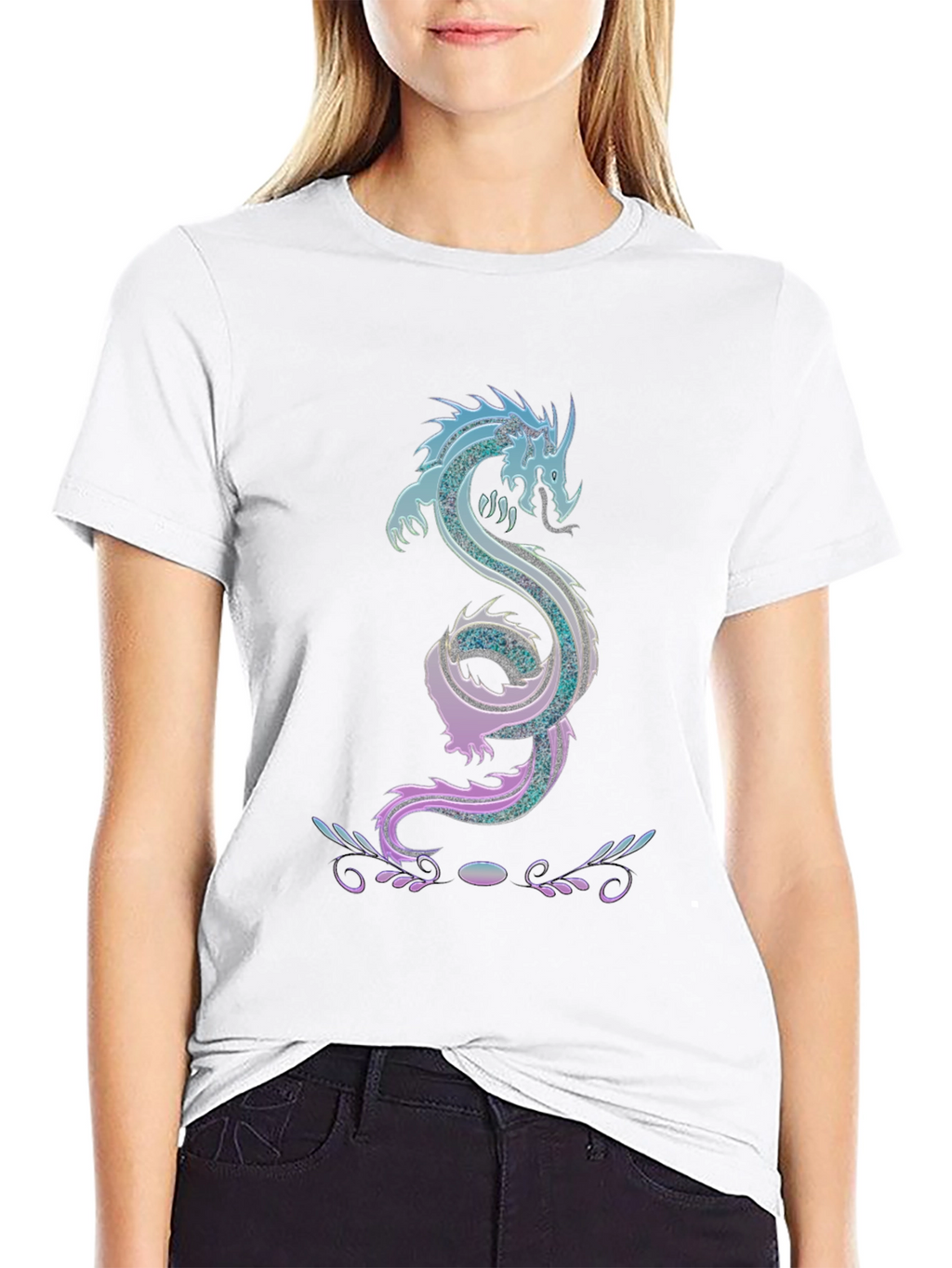 Dragon Graphic T-Shirt - Mens Black Tee