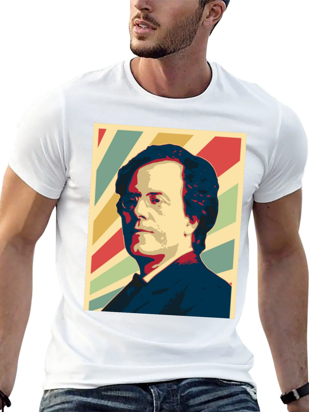 Retro Portrait Graphic Tee - Classic Style
