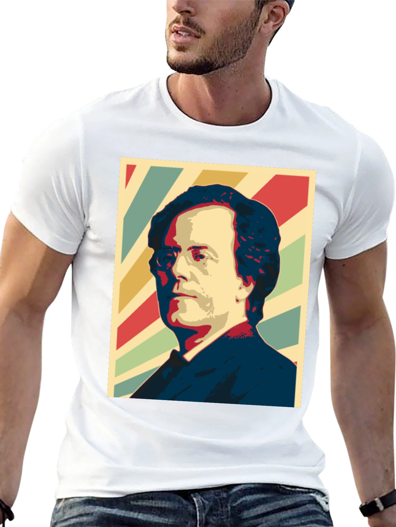 Retro Portrait Graphic Tee - Classic Style