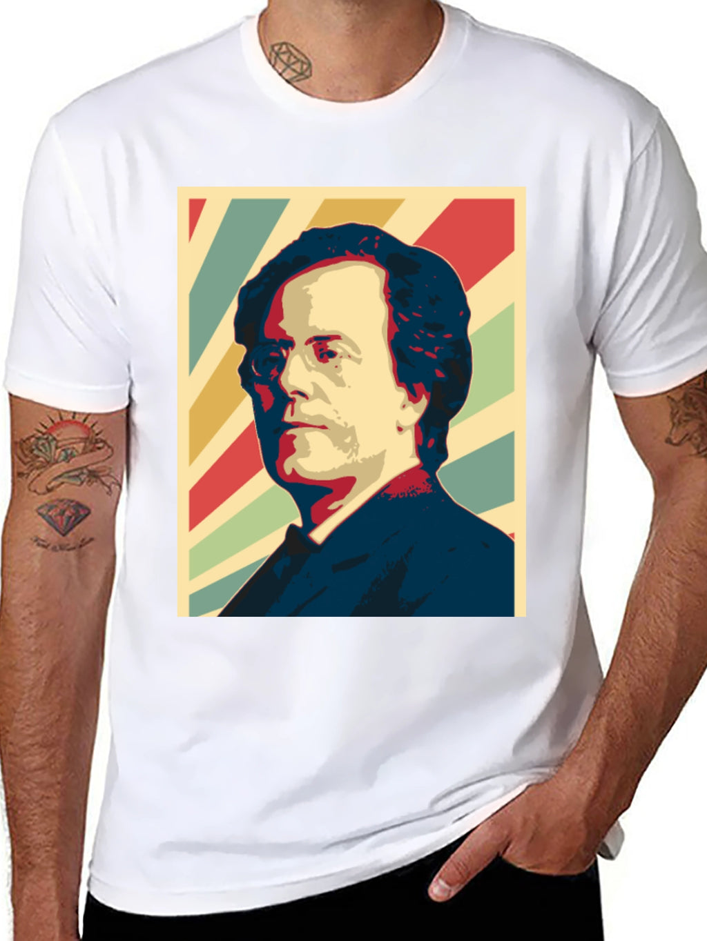 Retro Portrait Graphic Tee - Classic Style