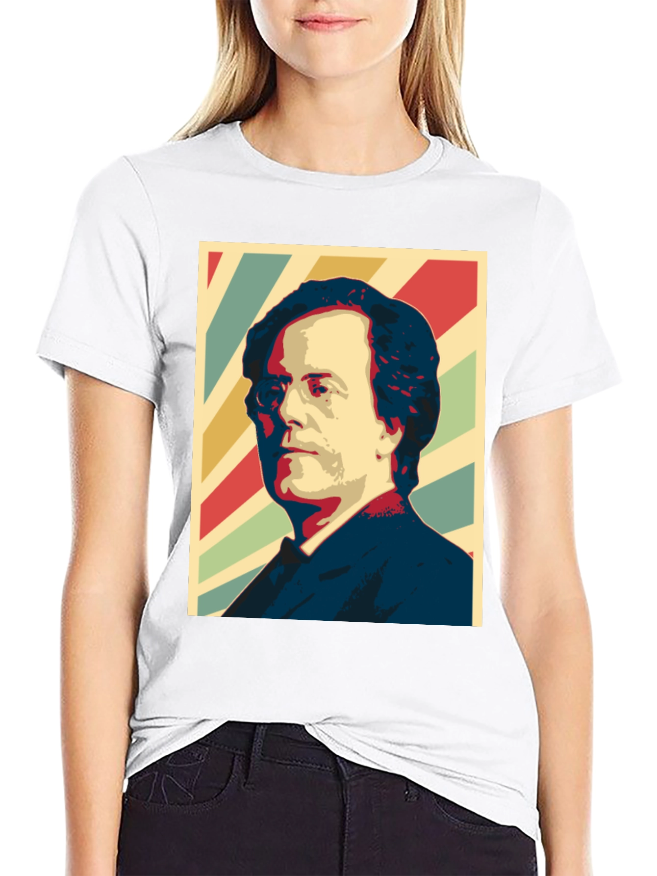 Retro Portrait Graphic Tee - Classic Style