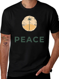 Peace Graphic Tee - Stylish Comfort