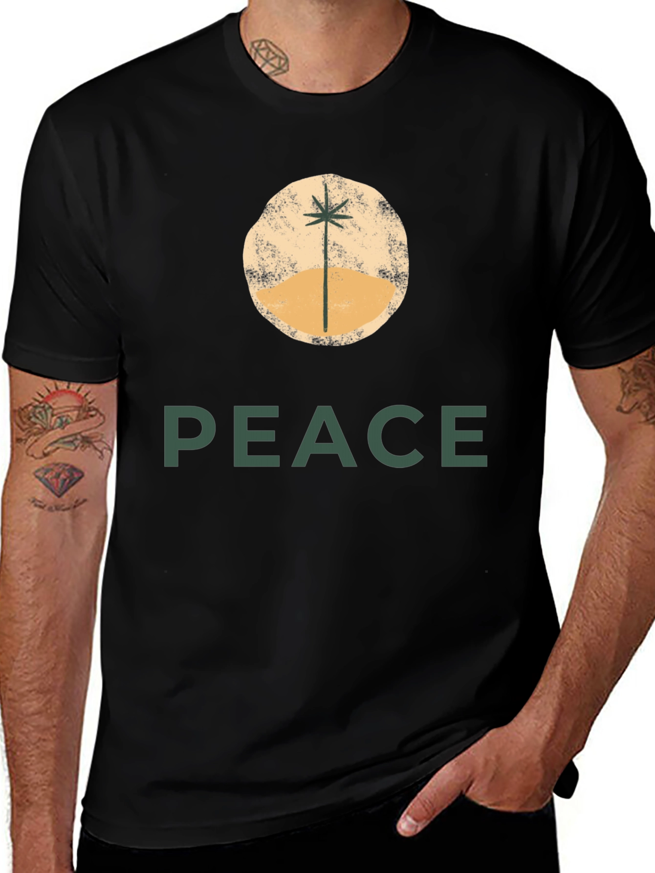 Peace Graphic Tee - Stylish Comfort