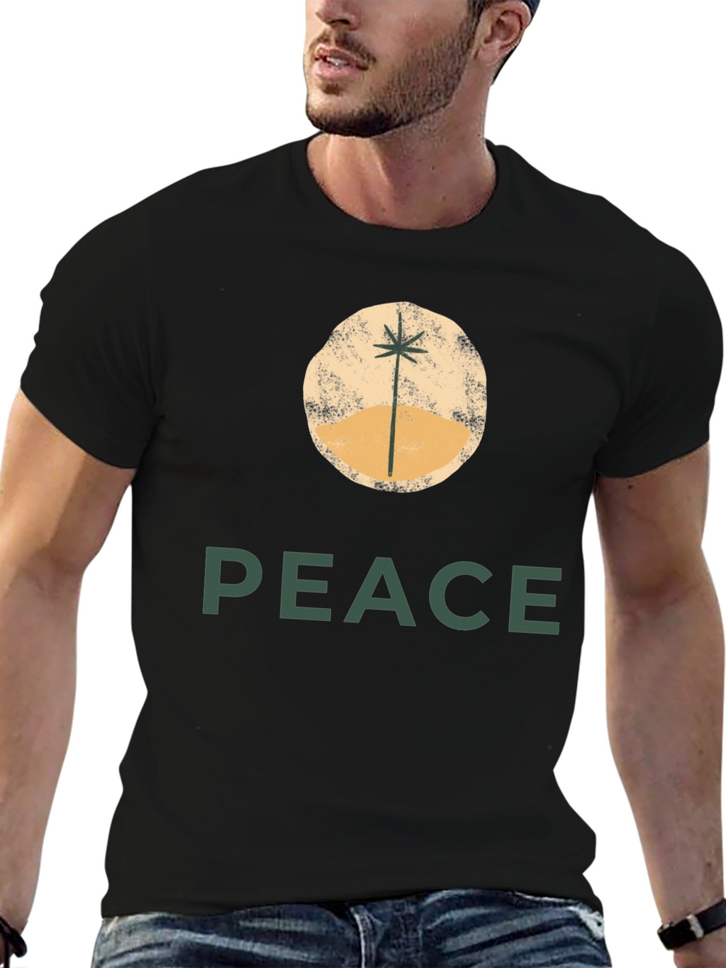 Peace Graphic Tee - Stylish Comfort