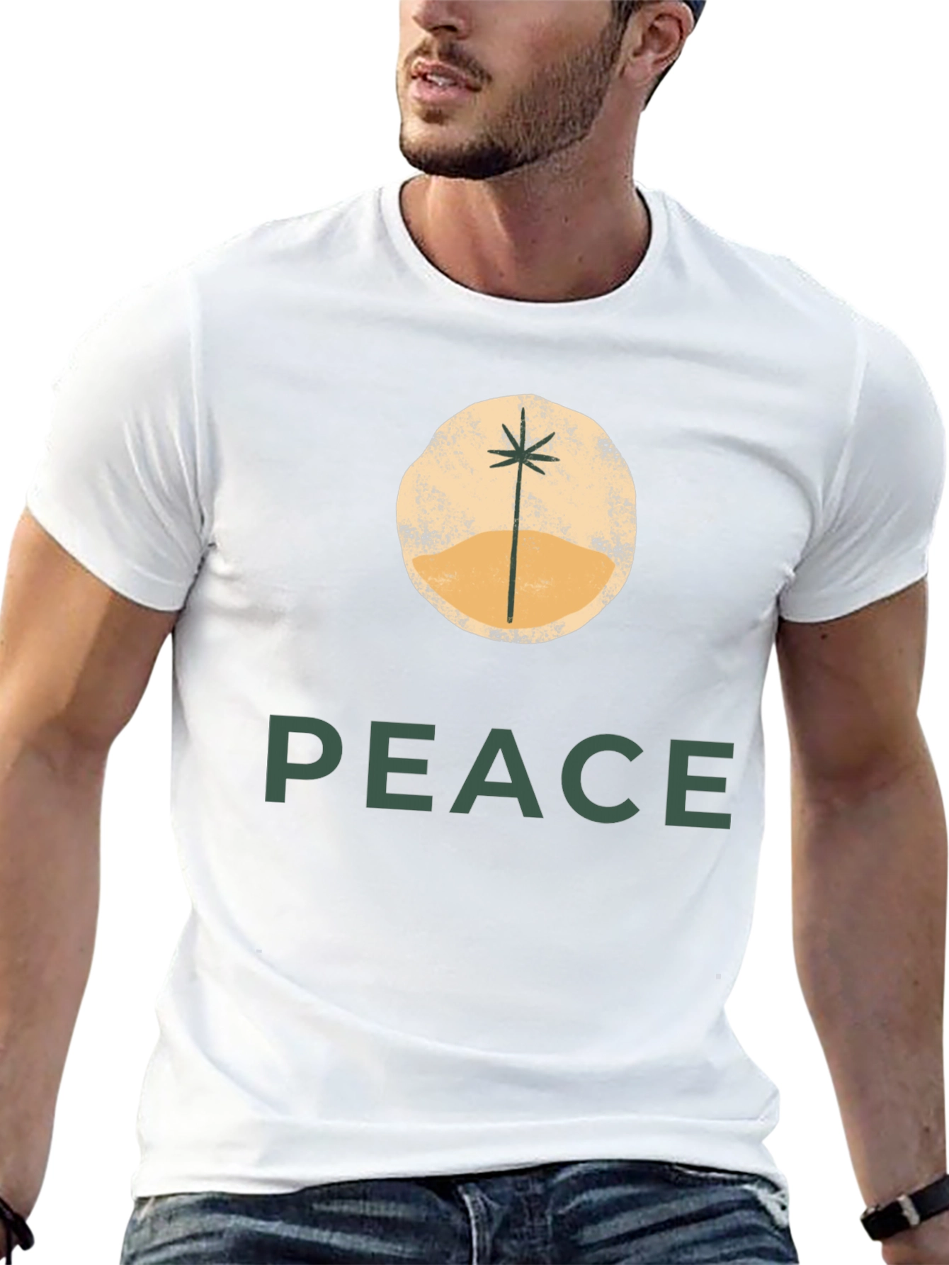 Peace Graphic Tee - Stylish Comfort