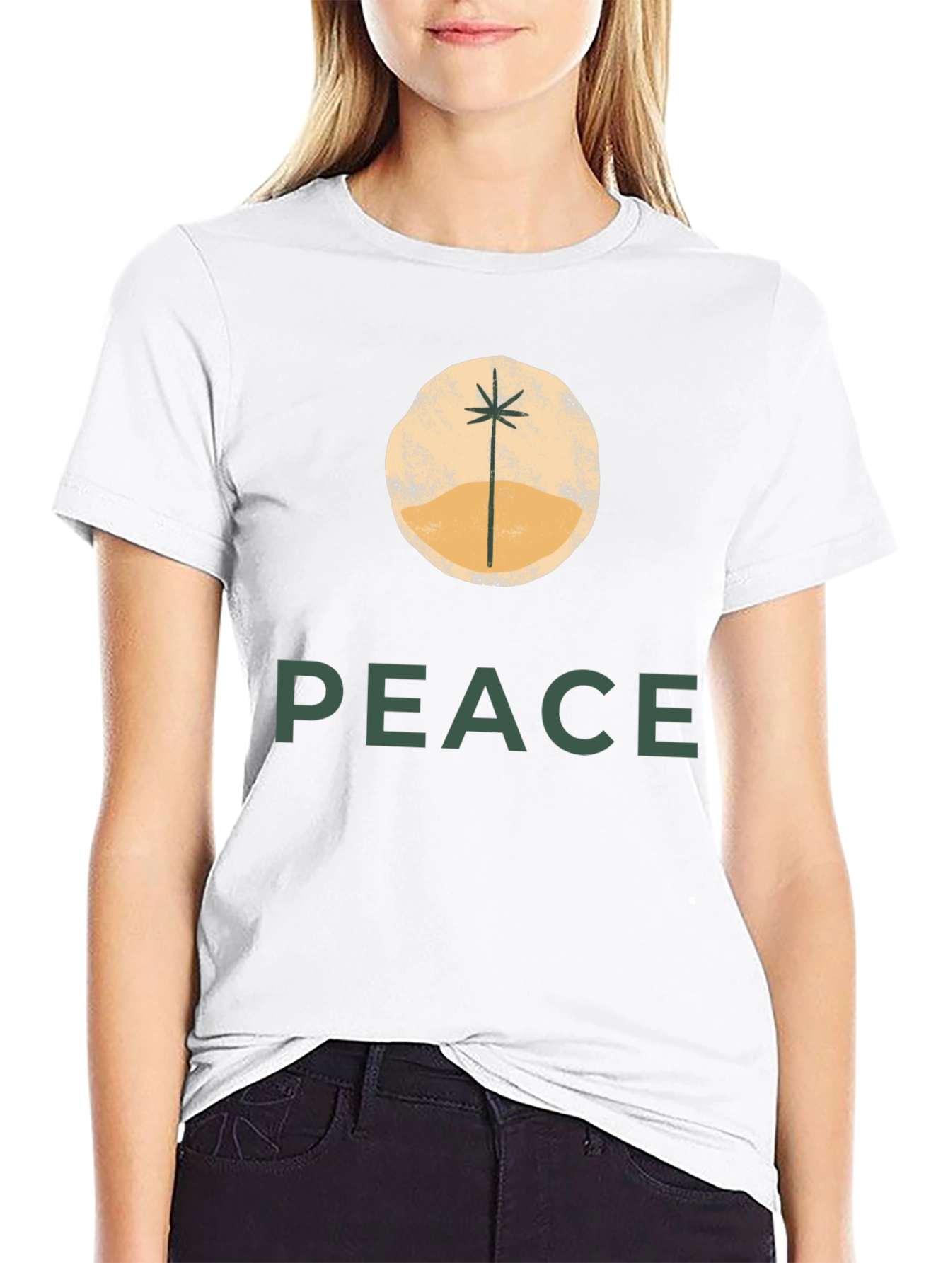 Peace Graphic Tee - Stylish Comfort