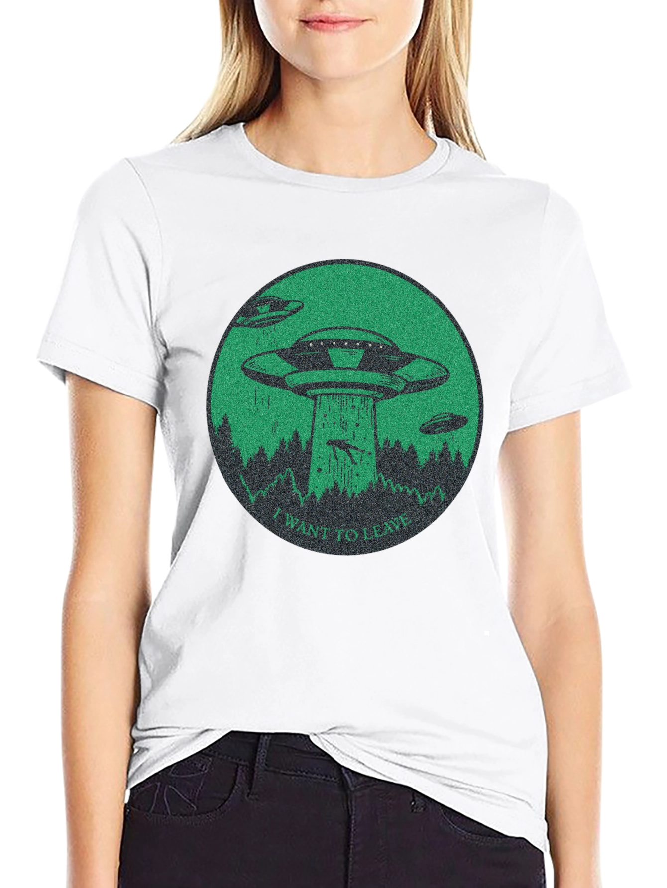 I Want To Leave Alien Abduction T-Shirt