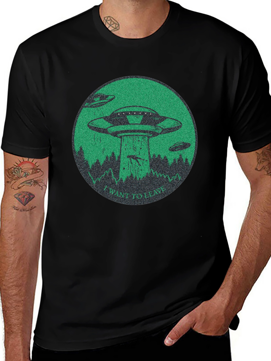I Want To Leave Alien Abduction T-Shirt