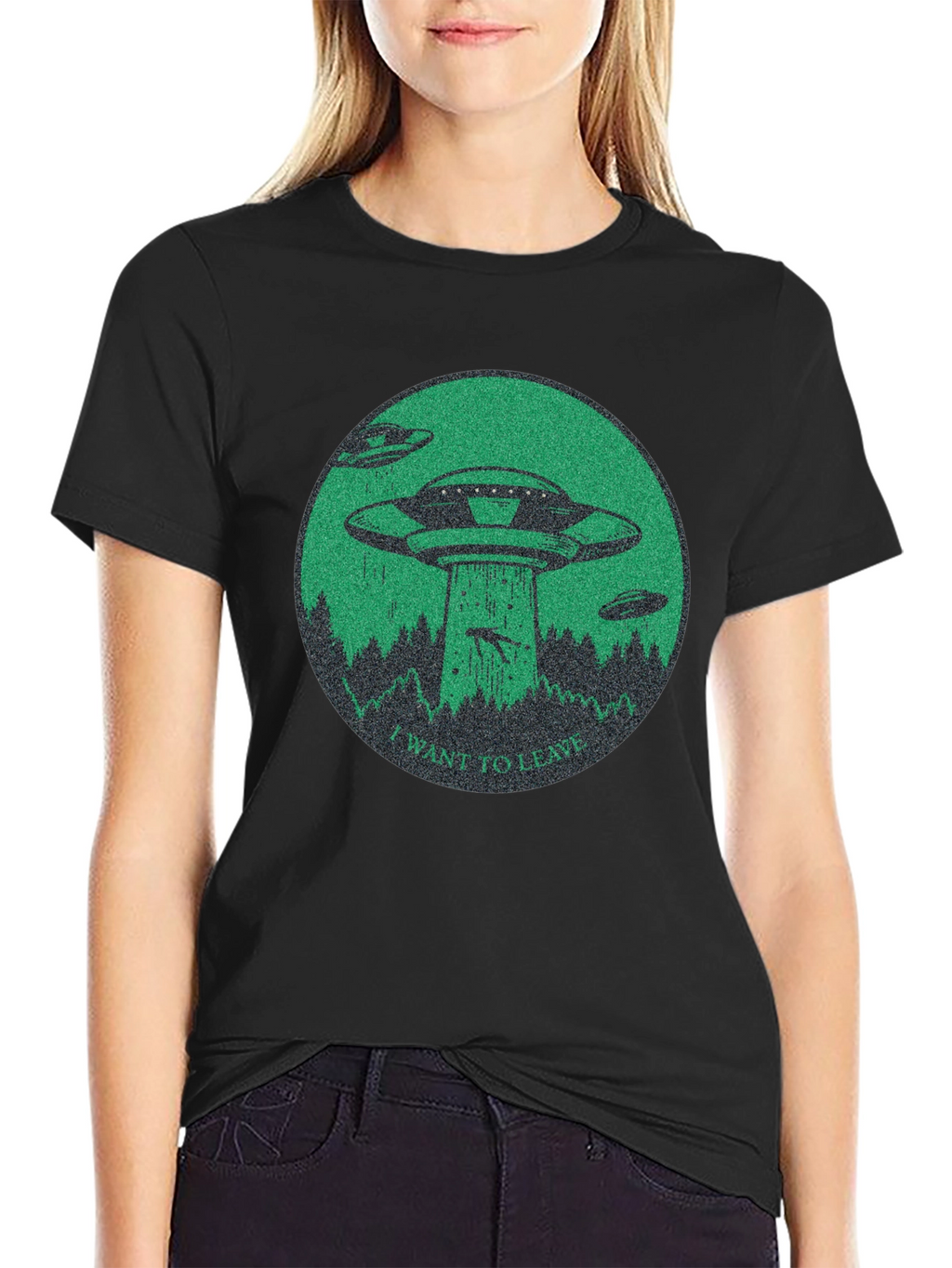 I Want To Leave Alien Abduction T-Shirt