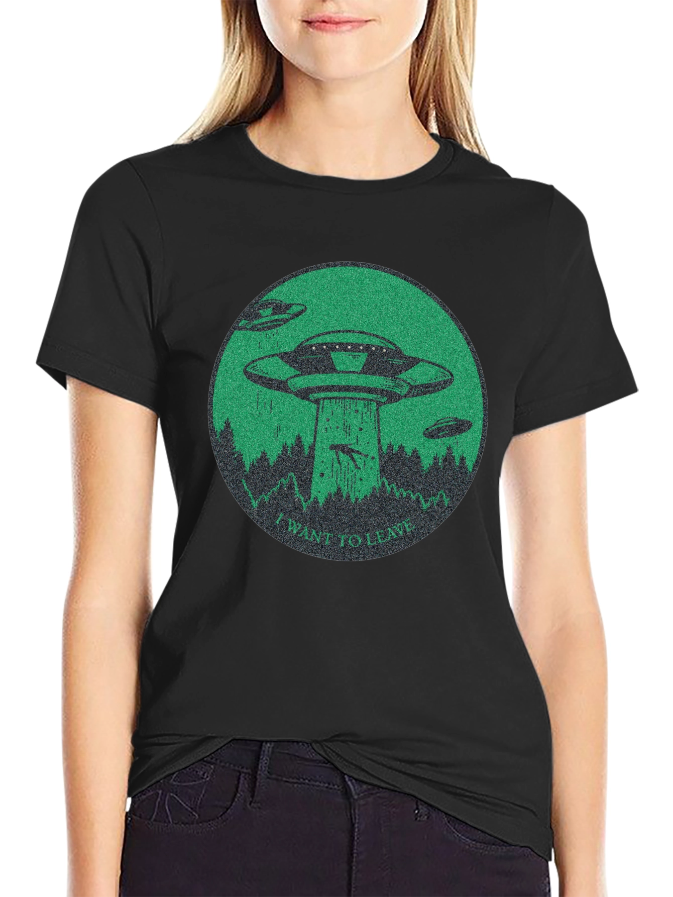 I Want To Leave Alien Abduction T-Shirt
