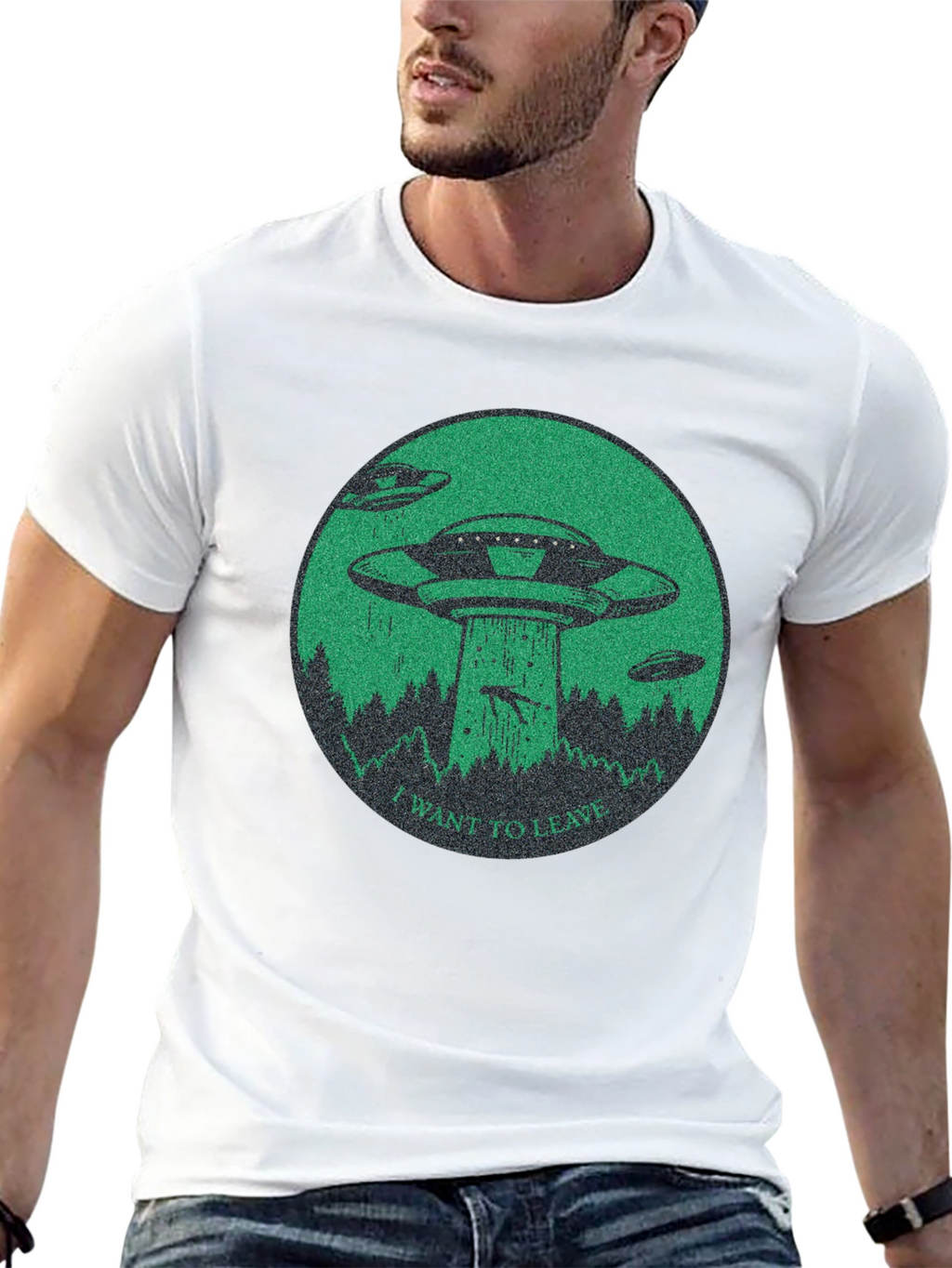 I Want To Leave Alien Abduction T-Shirt