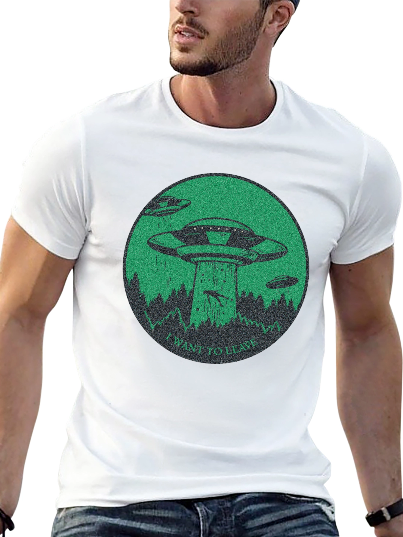 I Want To Leave Alien Abduction T-Shirt