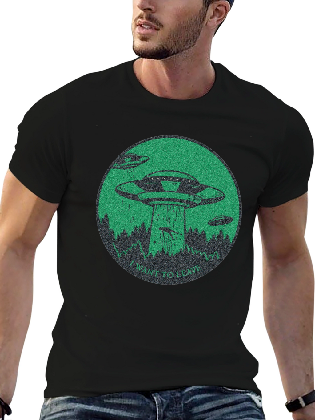 I Want To Leave Alien Abduction T-Shirt