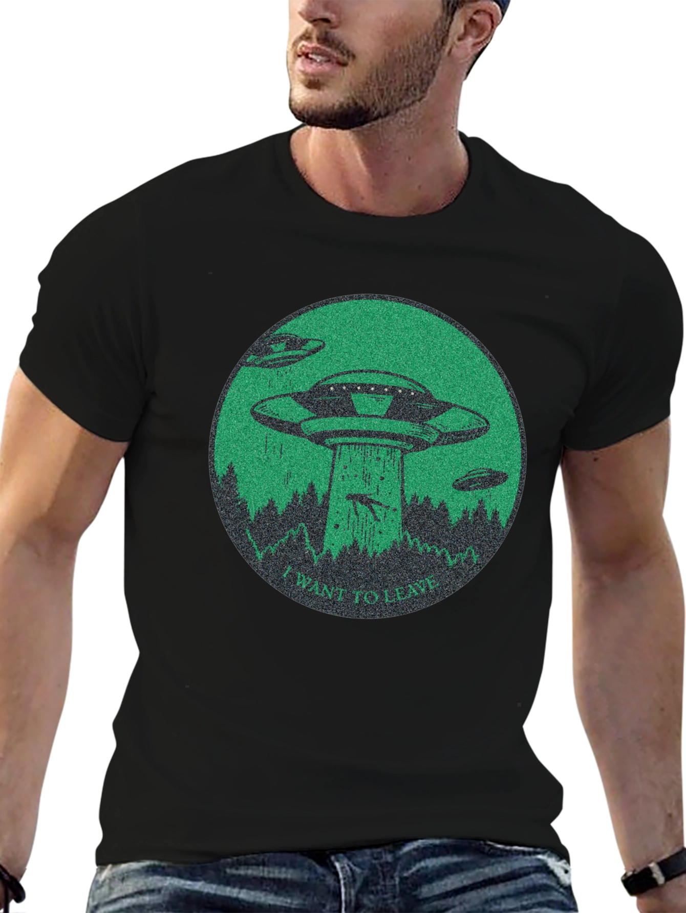 I Want To Leave Alien Abduction T-Shirt