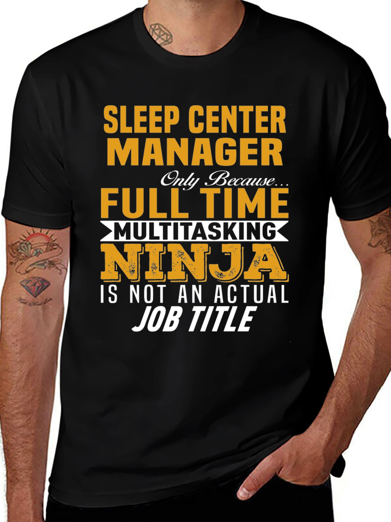 Sleep Center Manager Full Time Ninja T-Shirt