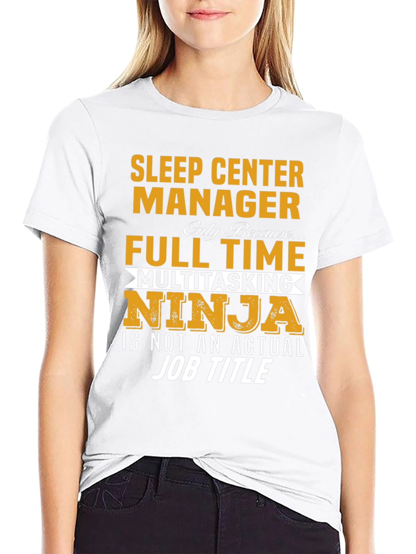 Sleep Center Manager Full Time Ninja T-Shirt