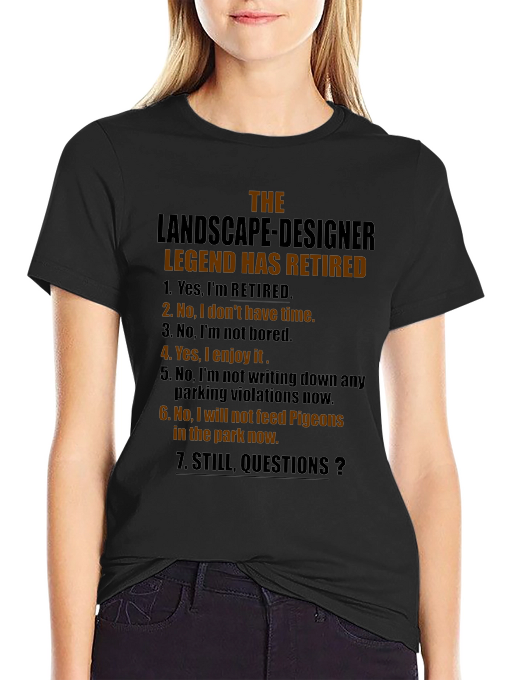 Retired Landscape Designer Legend T-Shirt