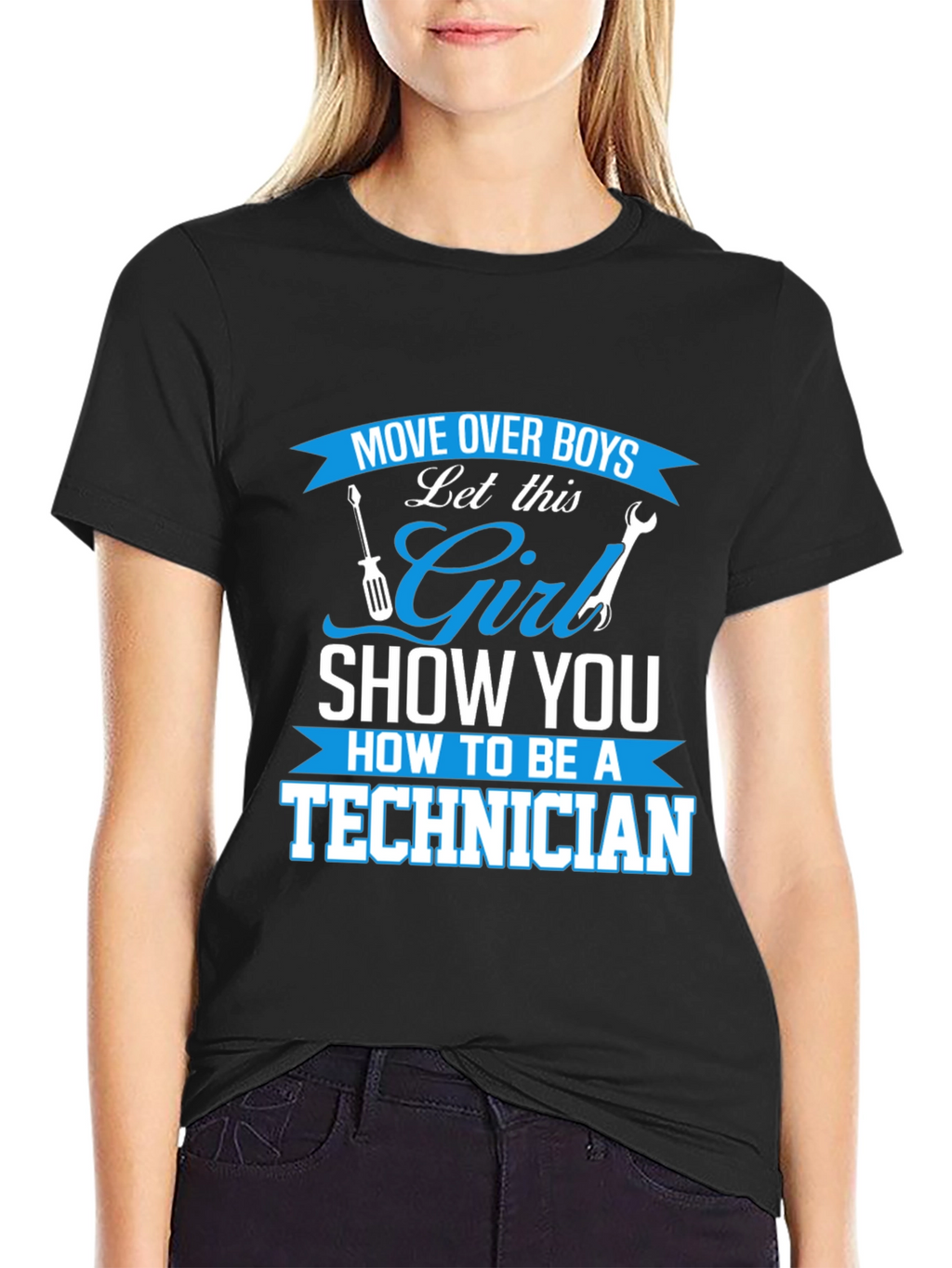 Girl Technician T-Shirt - Move Over Boys!