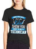 Girl Technician T-Shirt - Move Over Boys!