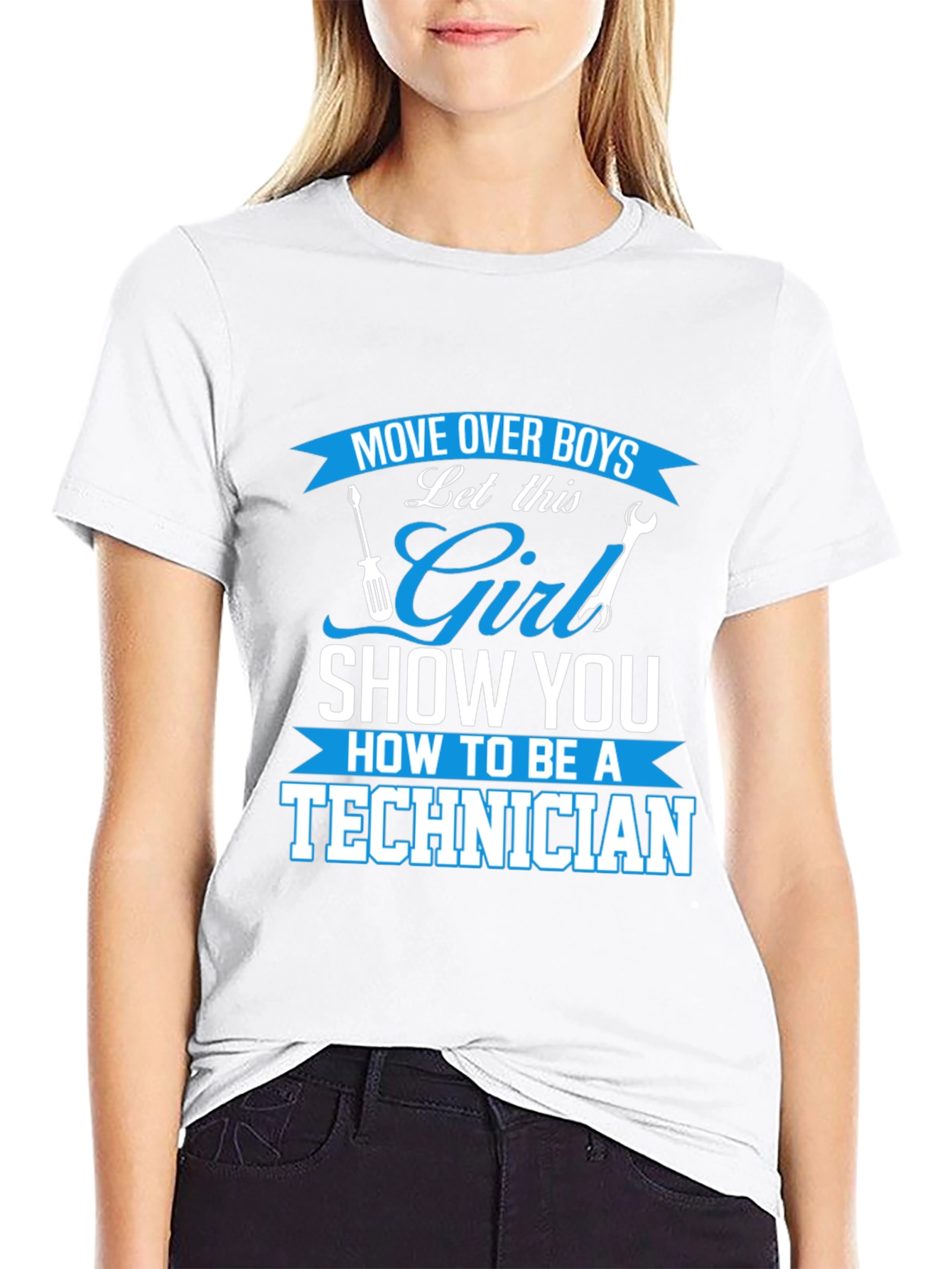 Girl Technician T-Shirt - Move Over Boys!