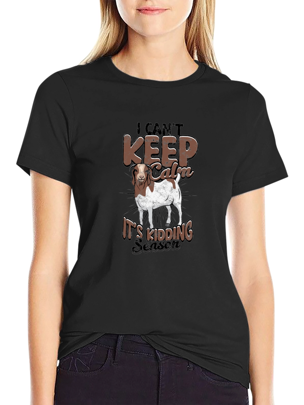 Funny Goat Kidding Season T-Shirt