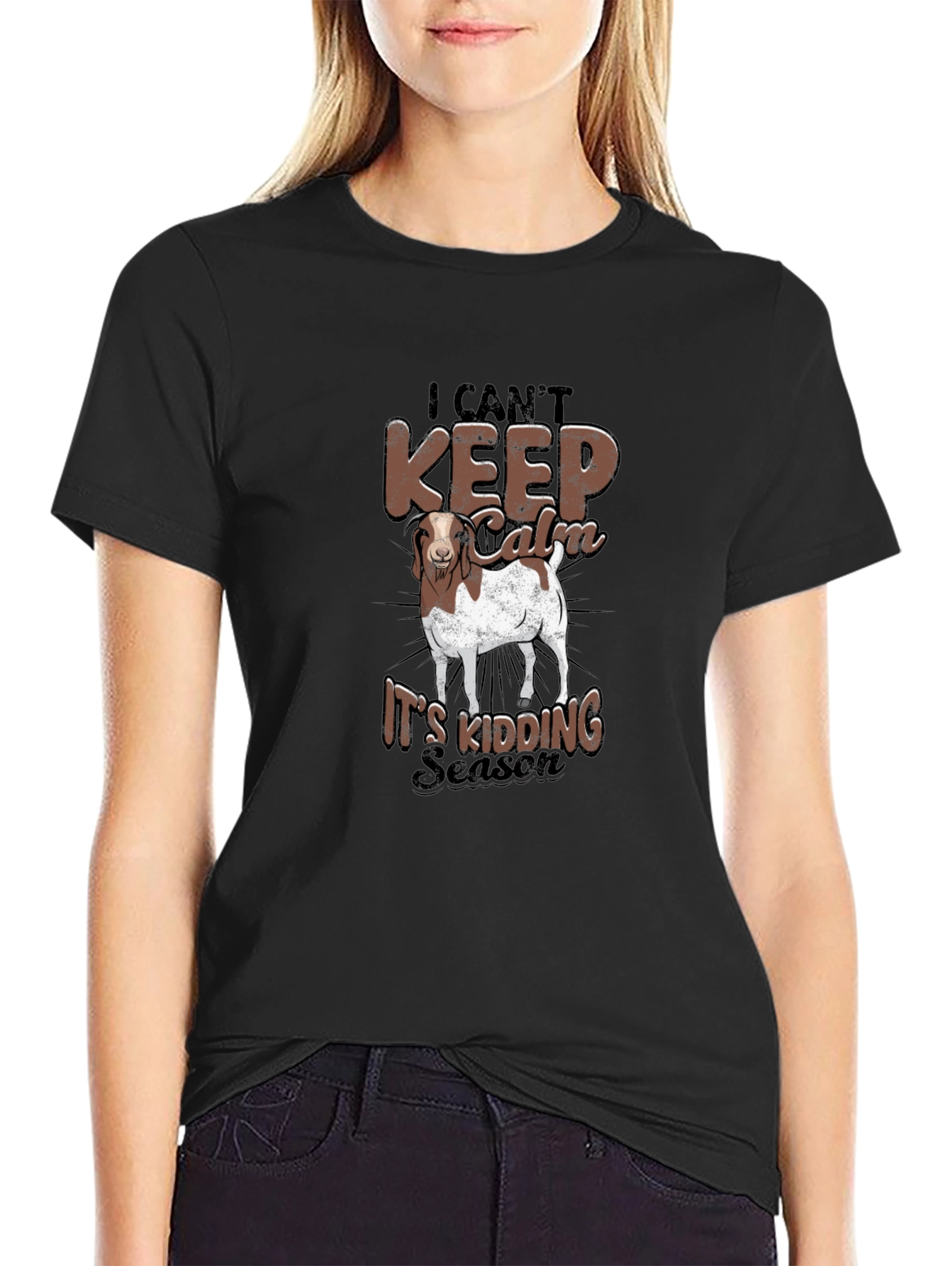 Funny Goat Kidding Season T-Shirt