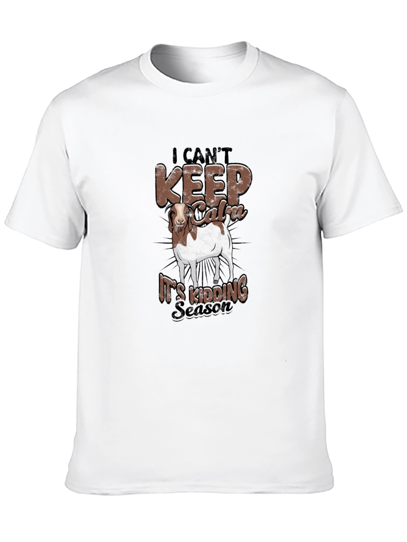 Funny Goat Kidding Season T-Shirt