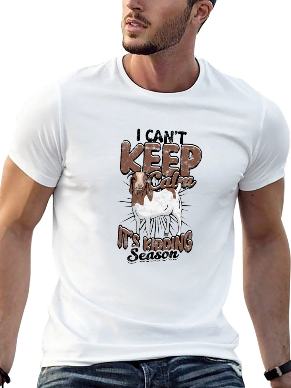 Funny Goat Kidding Season T-Shirt