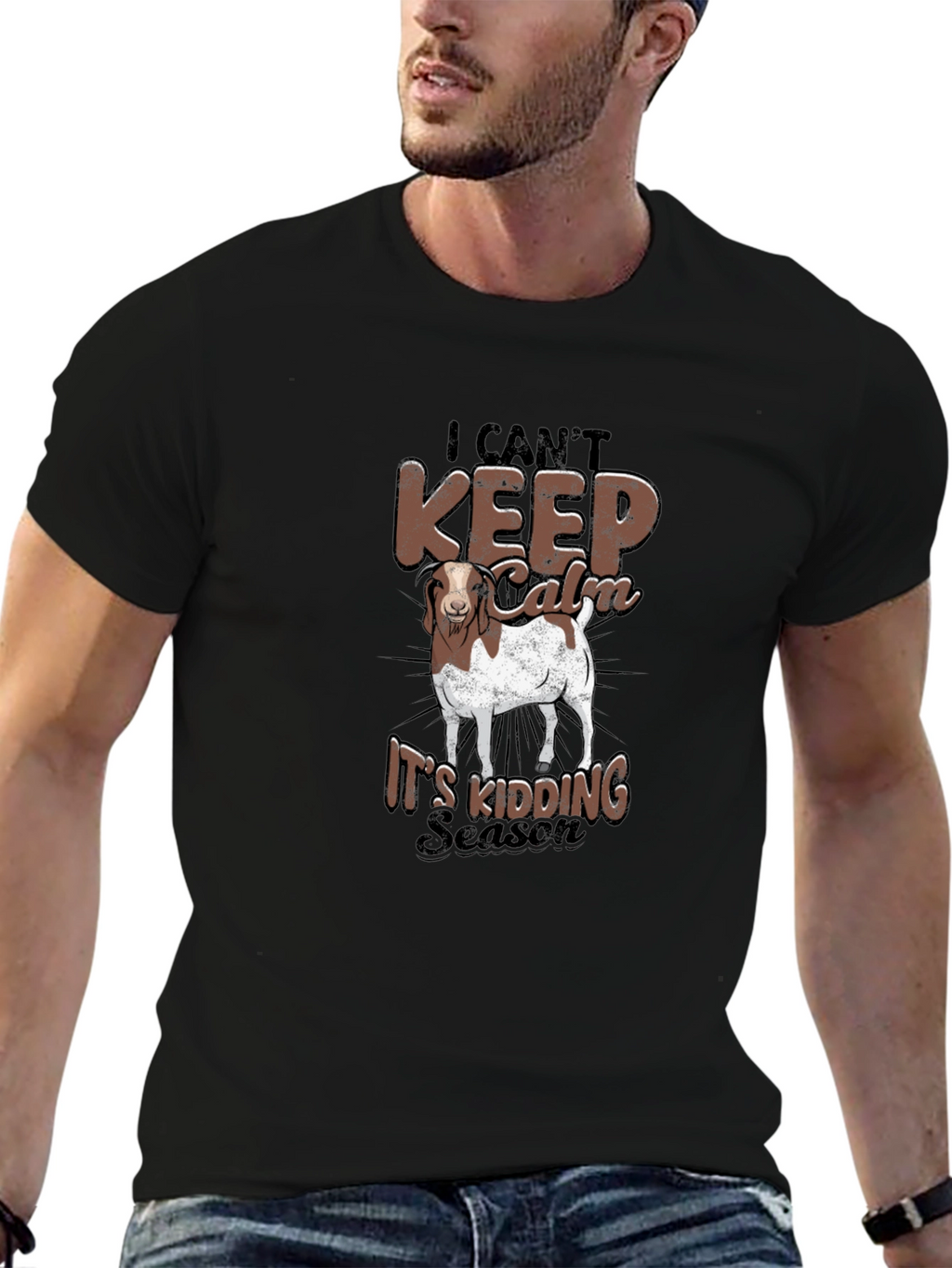Funny Goat Kidding Season T-Shirt