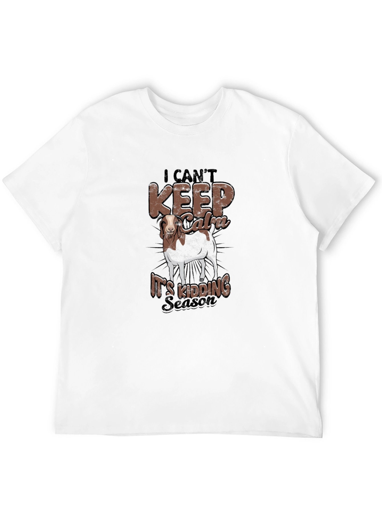 Funny Goat Kidding Season T-Shirt