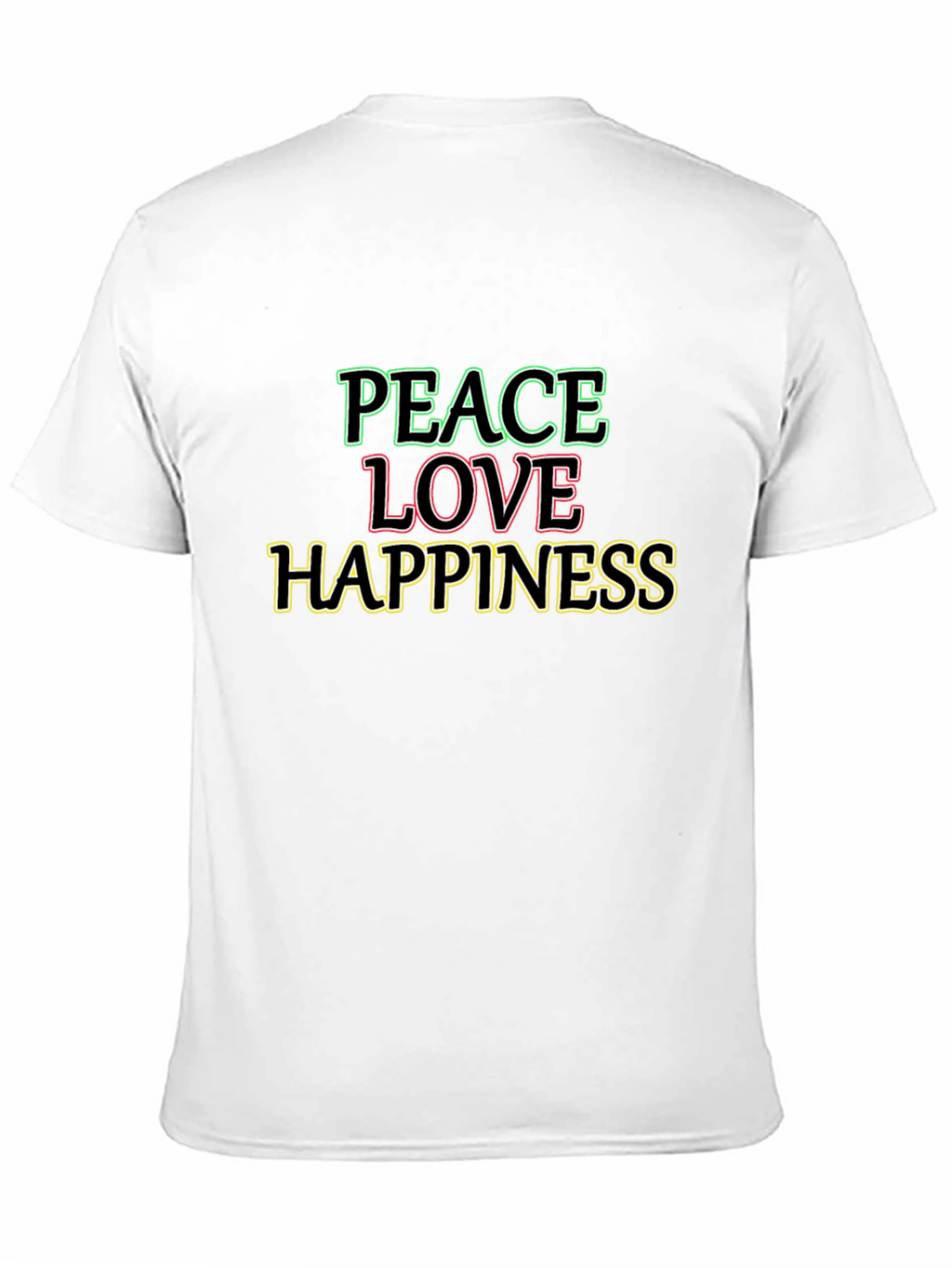 Peace Love Happiness Graphic Tee