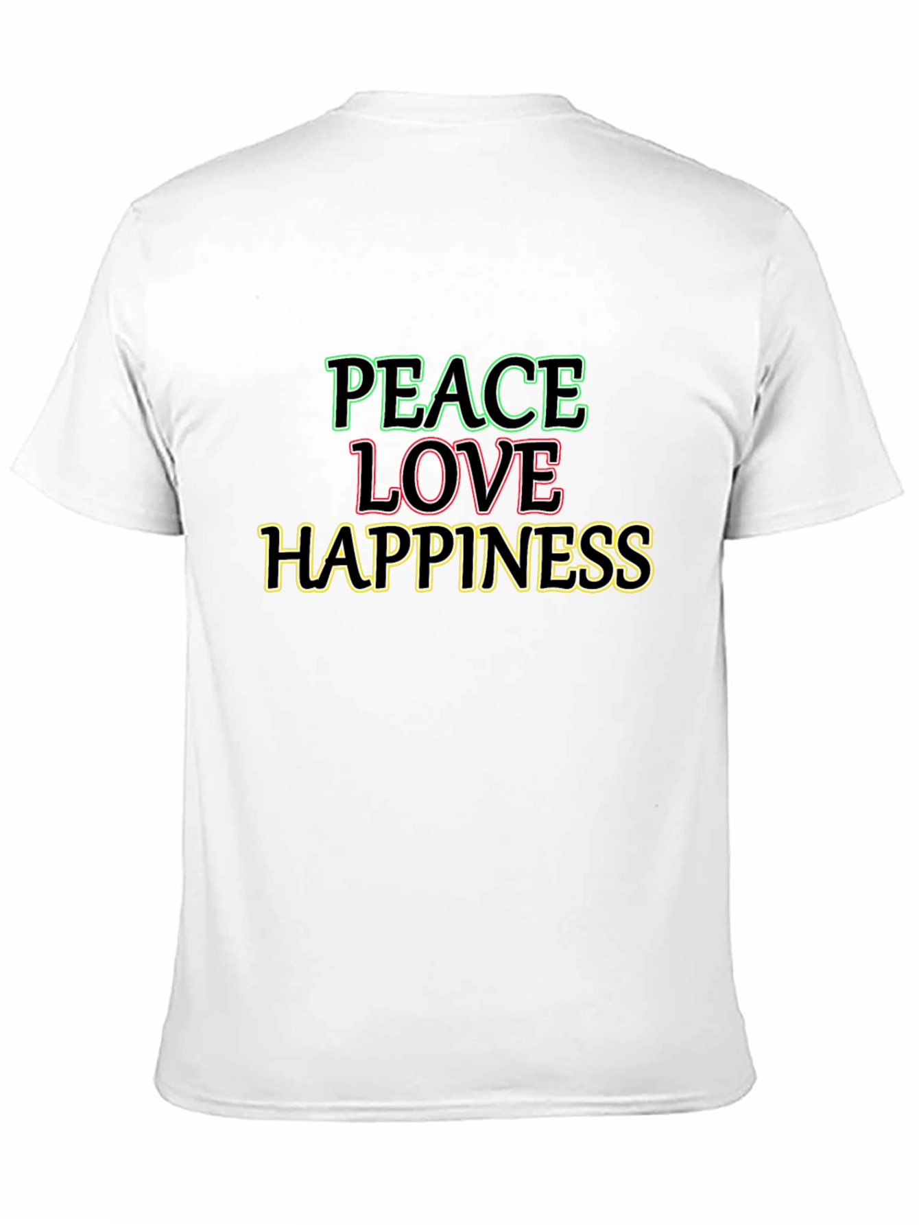 Peace Love Happiness Graphic Tee