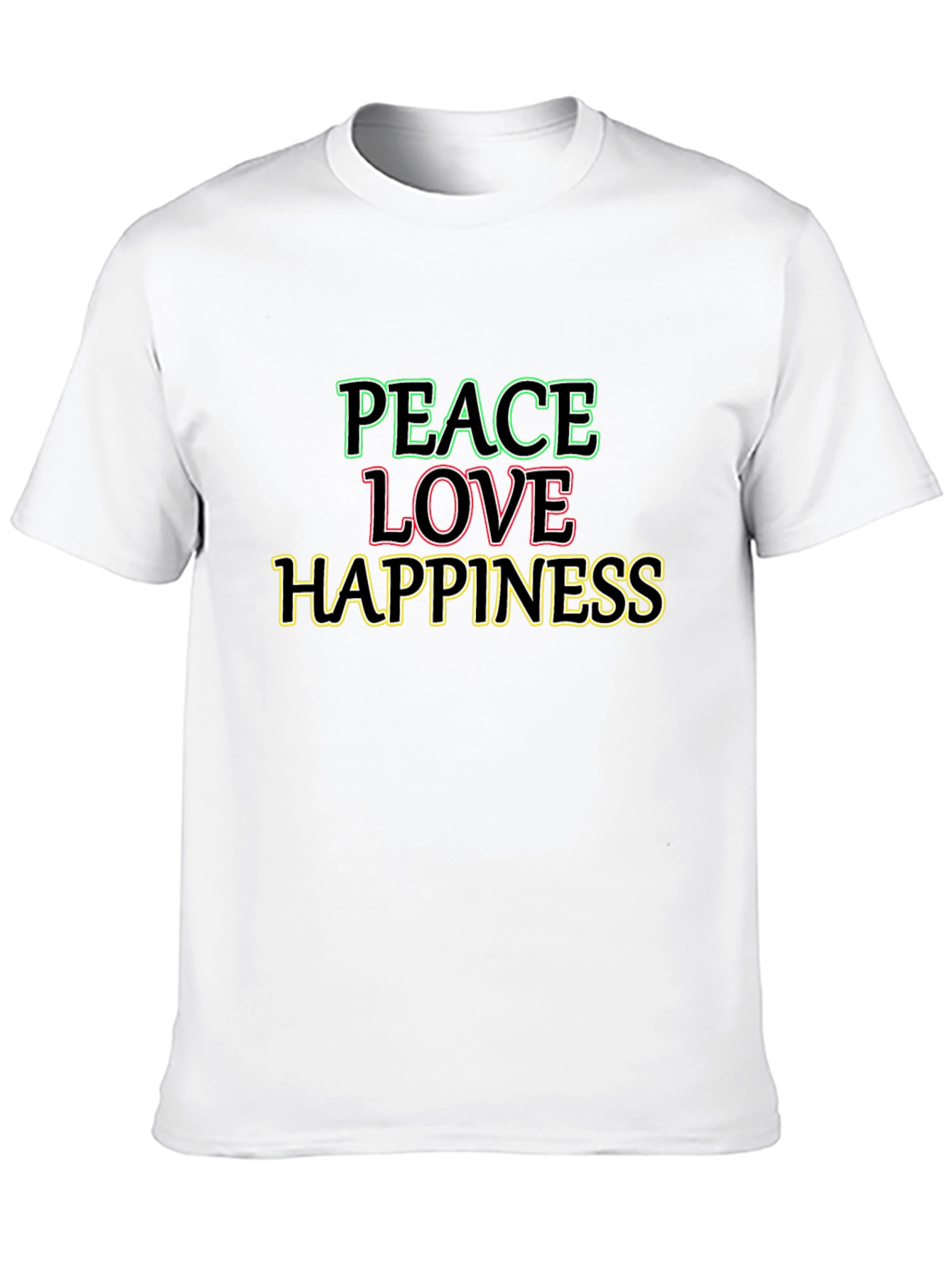 Peace Love Happiness Graphic Tee