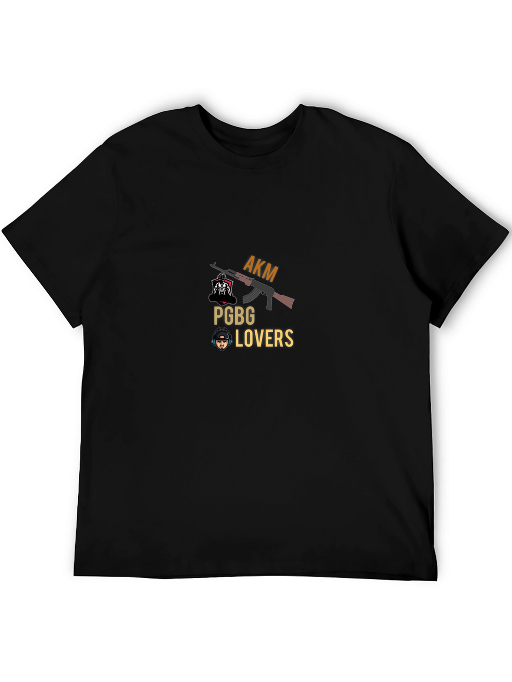 Gaming T-Shirt: AKM PGBG Lovers - Black