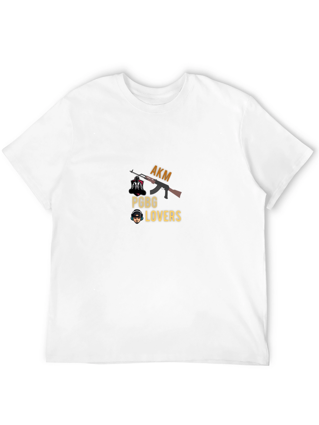 Gaming T-Shirt: AKM PGBG Lovers - Black