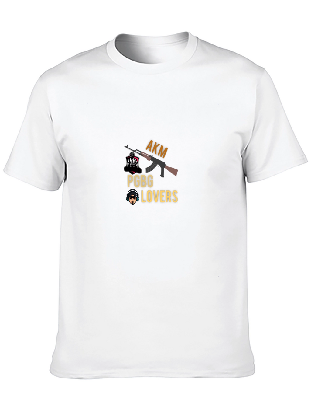 Gaming T-Shirt: AKM PGBG Lovers - Black