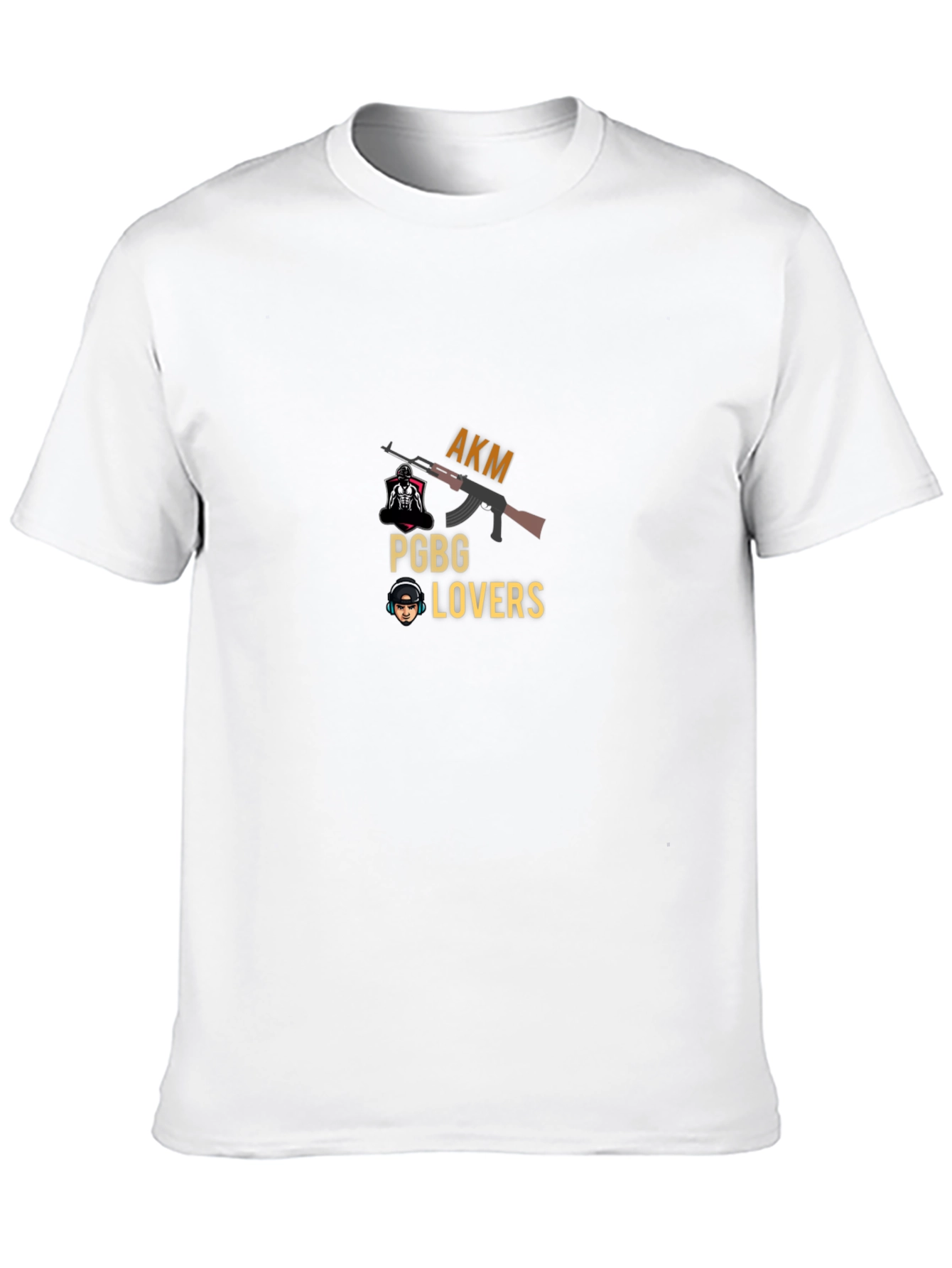 Gaming T-Shirt: AKM PGBG Lovers - Black