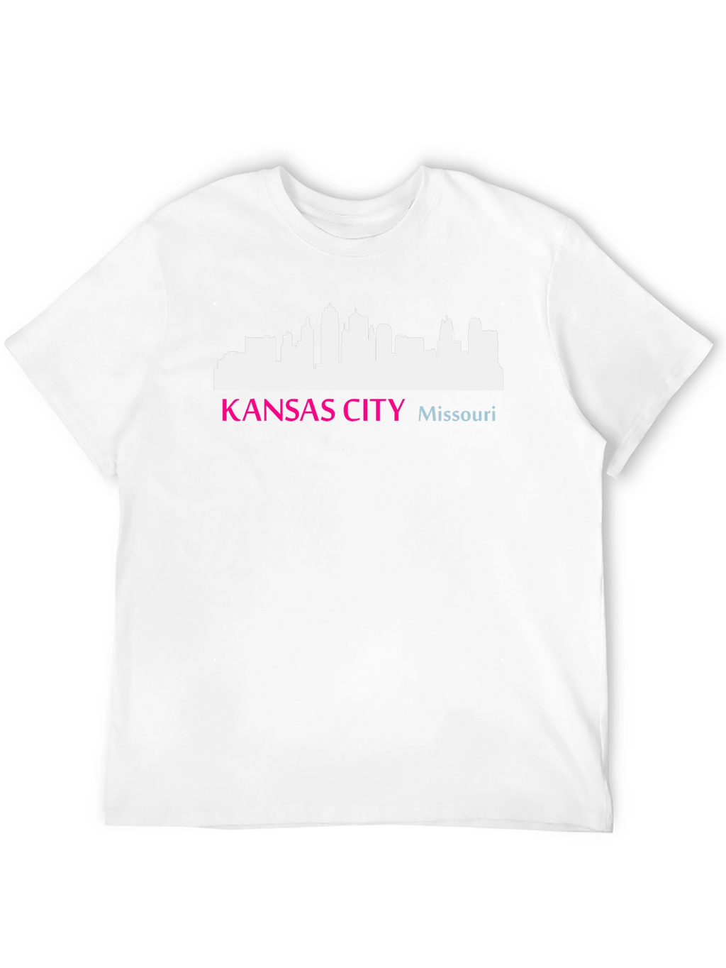 Kansas City Missouri Skyline Graphic Tee - Black