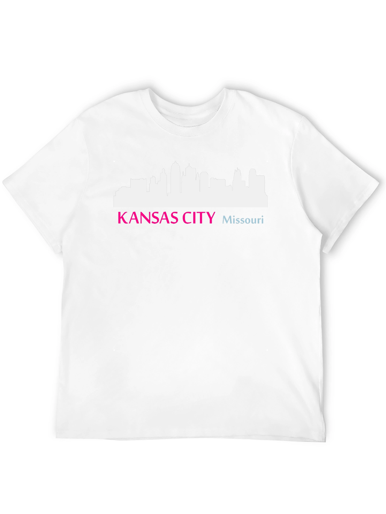 Kansas City Missouri Skyline Graphic Tee - Black