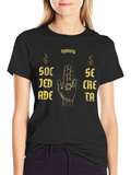 Dynasty Secret Society Graphic Tee - Black