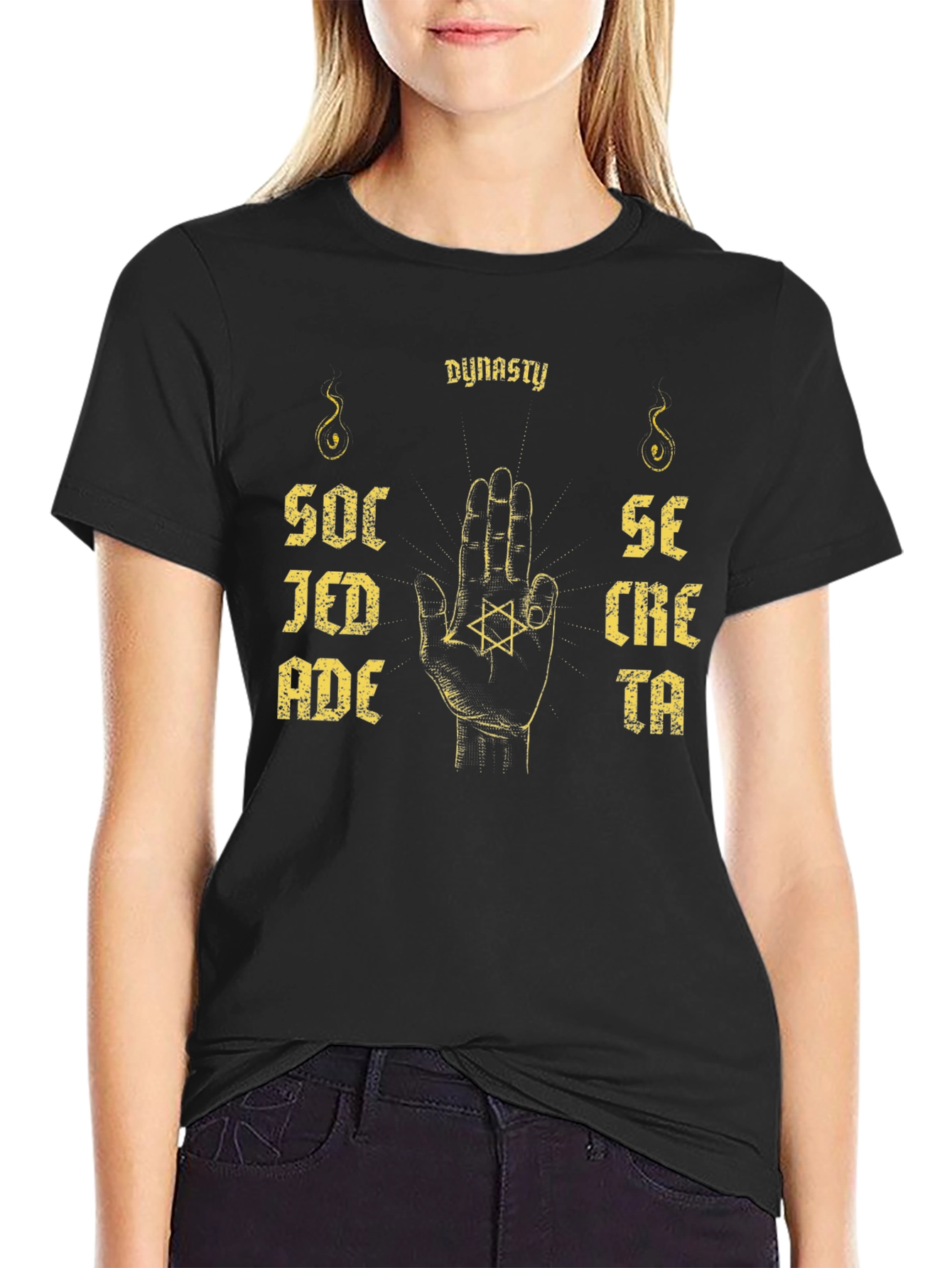 Dynasty Secret Society Graphic Tee - Black