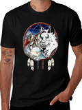 Wolf Dream Catcher Graphic Tee