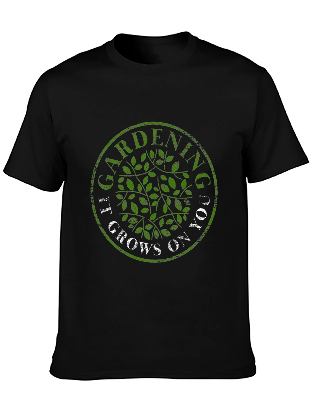 Gardening Grows On You T-Shirt - Black
